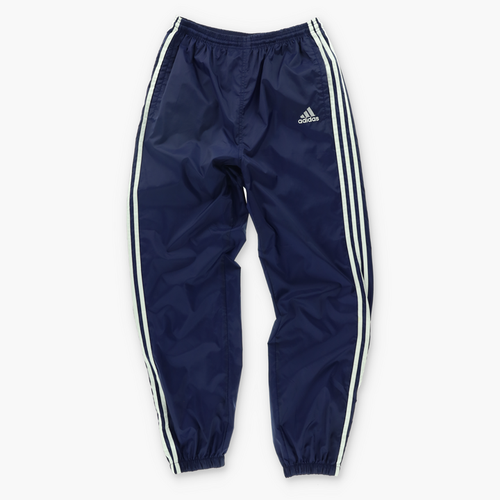 ADIDAS Nylon 3-Stripe 90s Navy Track Pants (L)
