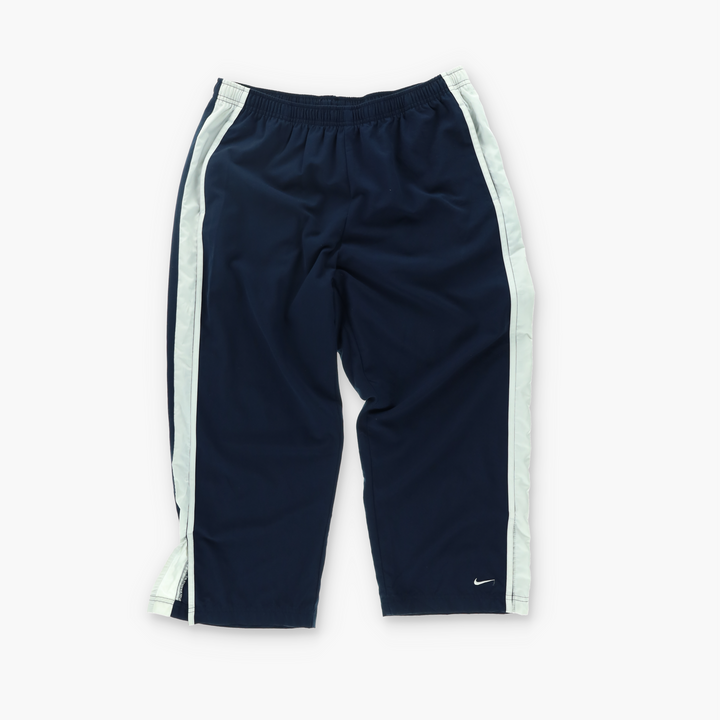 NIKE 7/8 Length White Stripe Side Detail Track Pants (Women's XL)