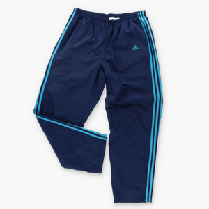 ADIDAS 90s style 3-stripe Navy & Blue Track Pants (XL)