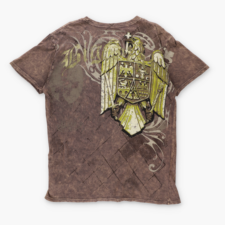 BIG STAR Large Embellished Graphic Y2K USA Made T-Shirt (L)
