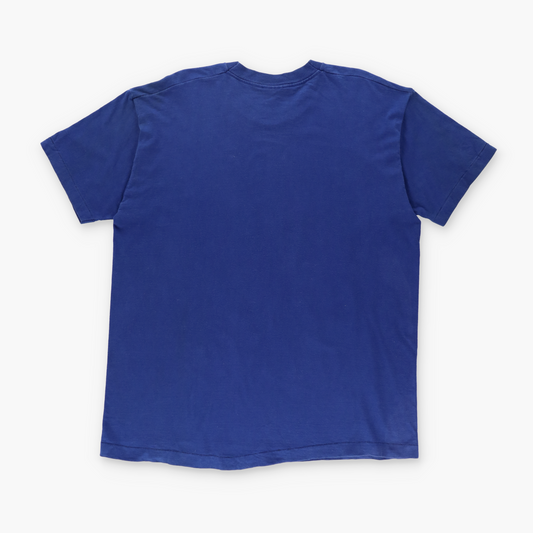DISNEY MICKEY & CO Blue Single Stitch Scribble Tee USA Made (XXL)