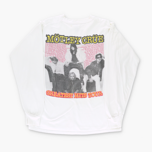 Motley Crue 1999 'Greatest Hits Tour' Cartoon Graphic Longsleeve (L-XL)