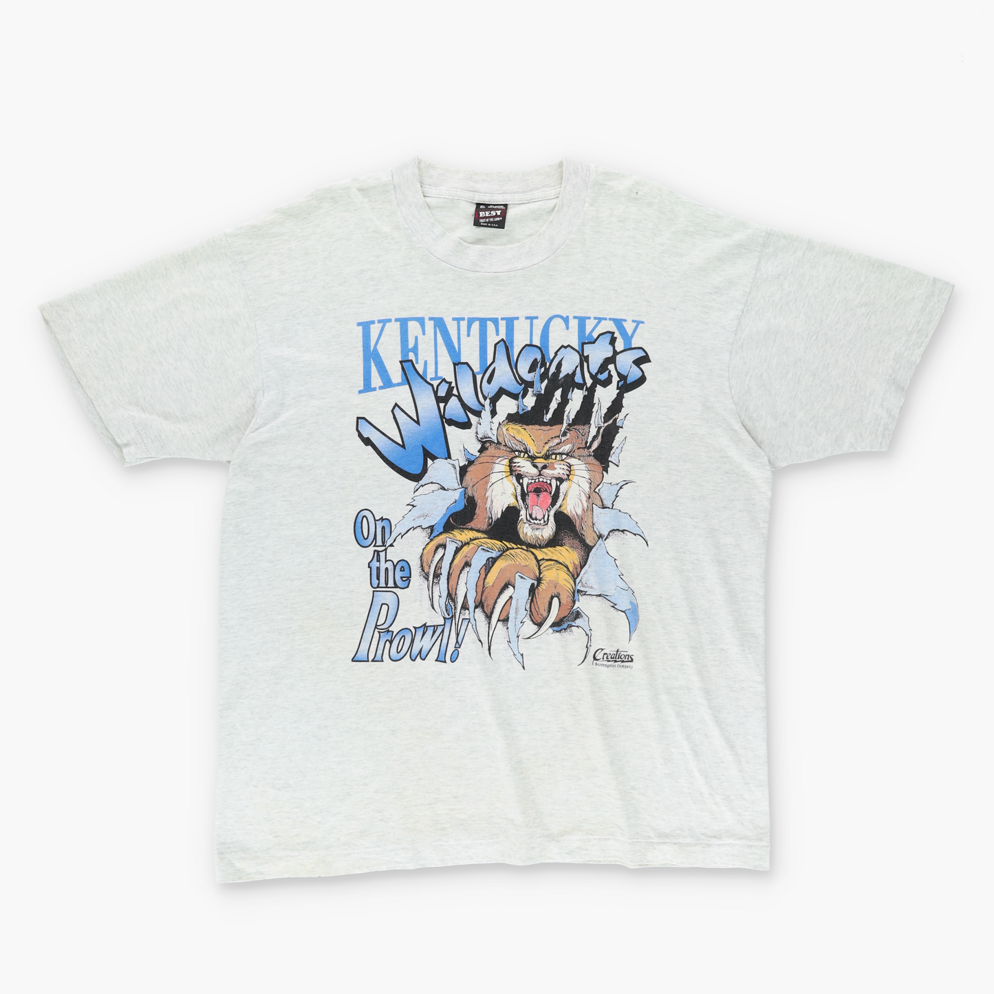 Kentucky Wildcats 'On the Prowl' Graphic College Football T-Shirt (L-XL)