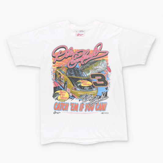 NASCAR Bass Pro Shops Dale Earnhard 'Catch 'Em if you Can' T-Shirt (L-XL)