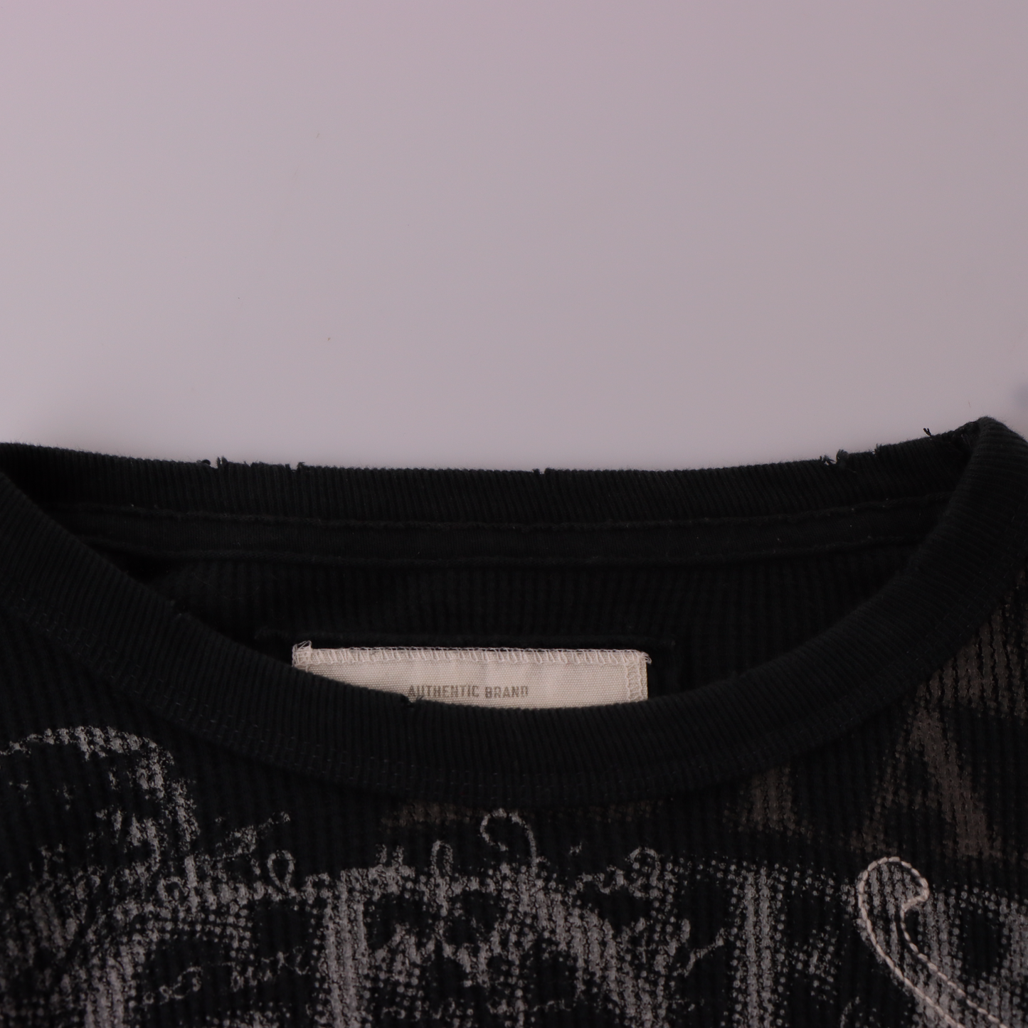 AREOPOSTALE Y2K Punk Graphic Distressed Thermal Long Sleeve (L-XL)