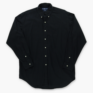 RALPH LAUREN 'Blake' Black Button Up Shirt (XL)