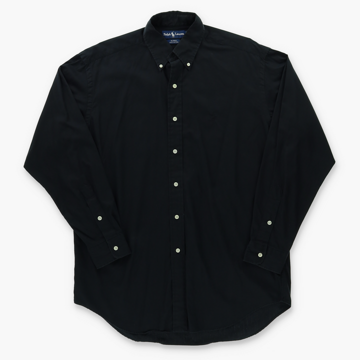 RALPH LAUREN 'Blake' Black Button Up Shirt (XL)