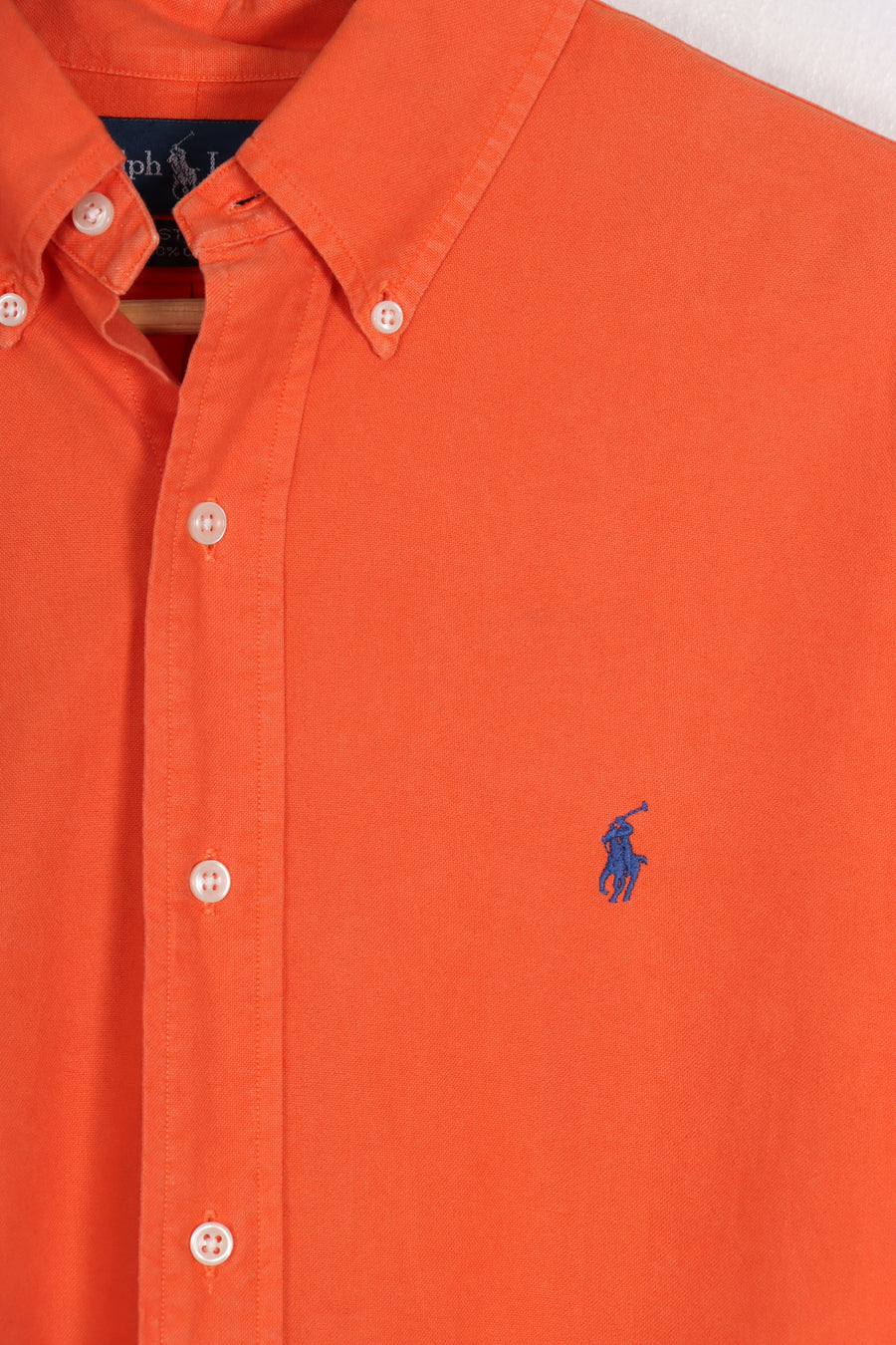 Vintage RALPH LAUREN 'Custom Fit' Orange Button Up Shirt (L)