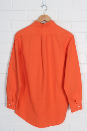 Vintage RALPH LAUREN 'Custom Fit' Orange Long Sleeve Button Up Shirt (L)