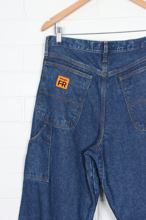RIGGS Workwear by WRANGLER Blue Denim Jeans (32X34) - Vintage Sole Melbourne