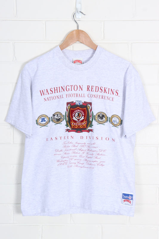 NFL Washington Redskins Nutmeg Patch Logo Single Stitch Tee USA Made (M) - Vintage Sole Melbourne