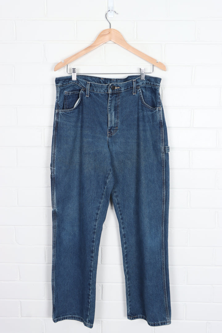 DICKIES Dark Blue Workwear Denim Jeans (34x30) - Vintage Sole Melbourne