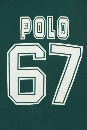 RALPH LAUREN POLO 67 Green 3/4 Sleeve T-Shirt (L) - Vintage Sole Melbourne