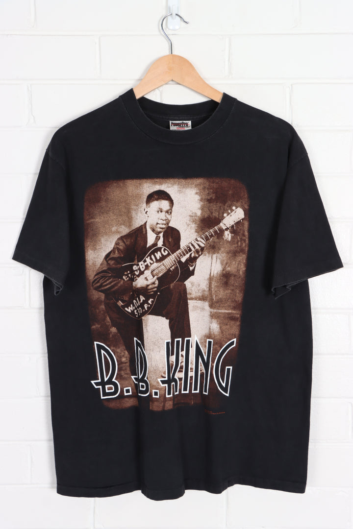 B.B. KING "of The Blues" 1996 World Tour Single Stitch T-Shirt (M-L) - Vintage Sole Melbourne