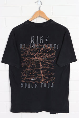 B.B. KING "of The Blues" 1996 World Tour Single Stitch T-Shirt (M-L)