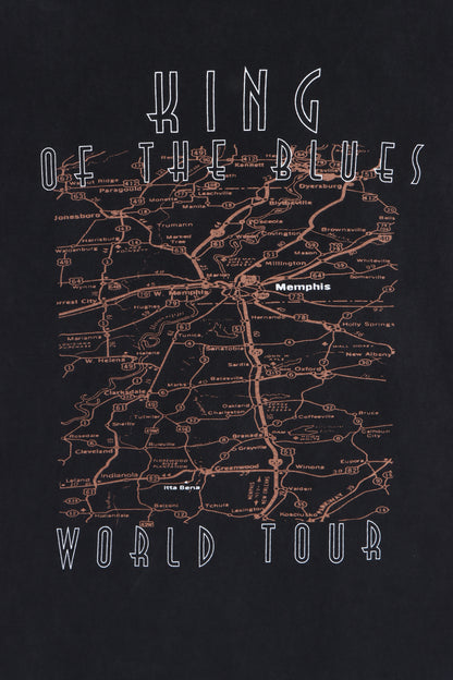 B.B. KING "of The Blues" 1996 World Tour Single Stitch T-Shirt (M-L) - Vintage Sole Melbourne