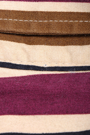 Multicolour Striped Button Up Tall Shirt (XXL)