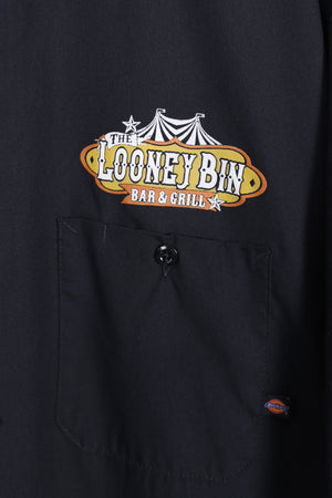 Vintage DICKIES The Looney Bin Bar & Grill Circus Short Sleeve Shirt (XXL)
