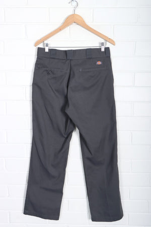 Vintage DICKIES Charcoal Grey 874 Original Fit Work Pants (32x30)