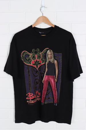 Buffy the Vampire 2001 Good vs Evil Slayer Spike T-Shirt (L) - Vintage Sole Melbourne