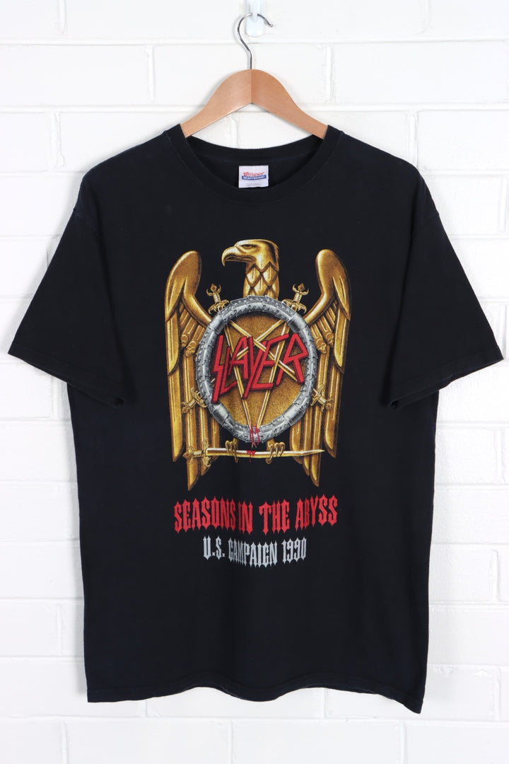 Slayer 'Seasons In The Abyss' 1990 U.S. Campaign T-Shirt (L) - Vintage Sole Melbourne