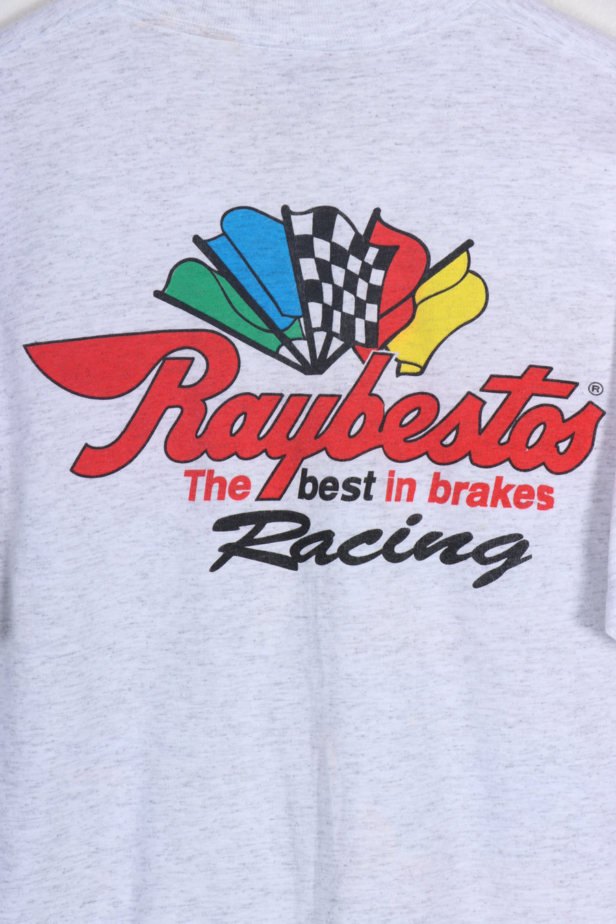 Vintage 1995 NASCAR Raybestos Brakes Ford Racing Front Back Tee (L)