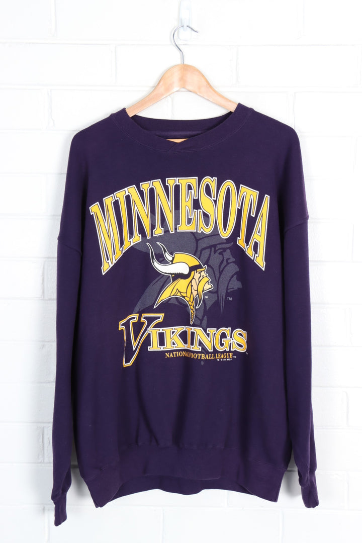 NFL 1996 Minnesota Vikings V-Neck Sweatshirt (XXL) - Vintage Sole Melbourne