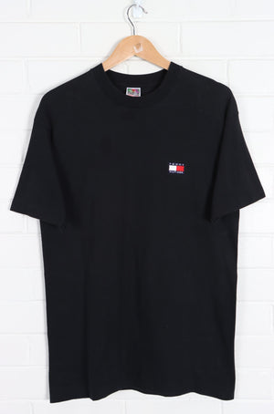 Tommy Hilfiger BOOTLEG Embroidered Box Logo Single Stitch Tee (M) - Vintage Sole Melbourne