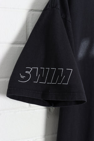 NIKE Swim Graphic & Sleeve Detail Tee (XL)
