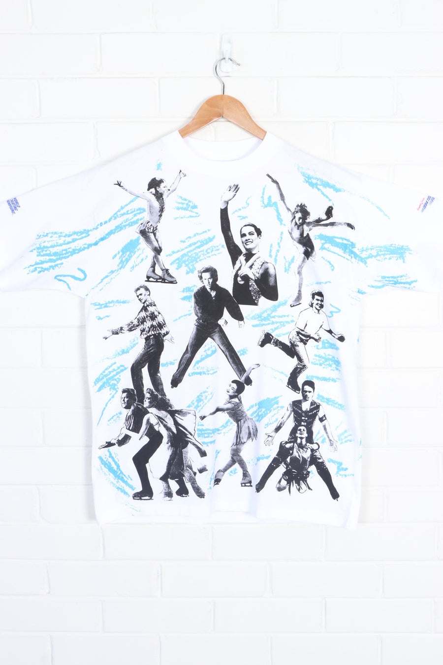 Tour of World 1994 Figure Skating Champions AOP T-Shirt USA Made (XL)