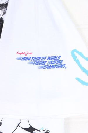 1994 Figure Skating Champions All Over Single Stitch T-Shirt USA Made (L)