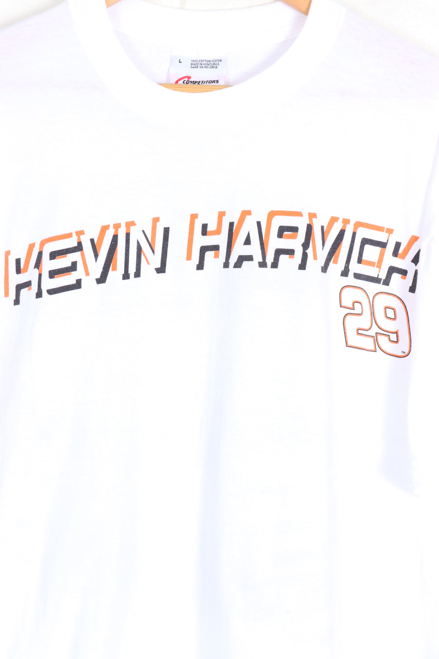 NASCAR Kevin Harvick #29 Front & Back Car Racing Print Tee (L-XL) - Vintage Sole Melbourne