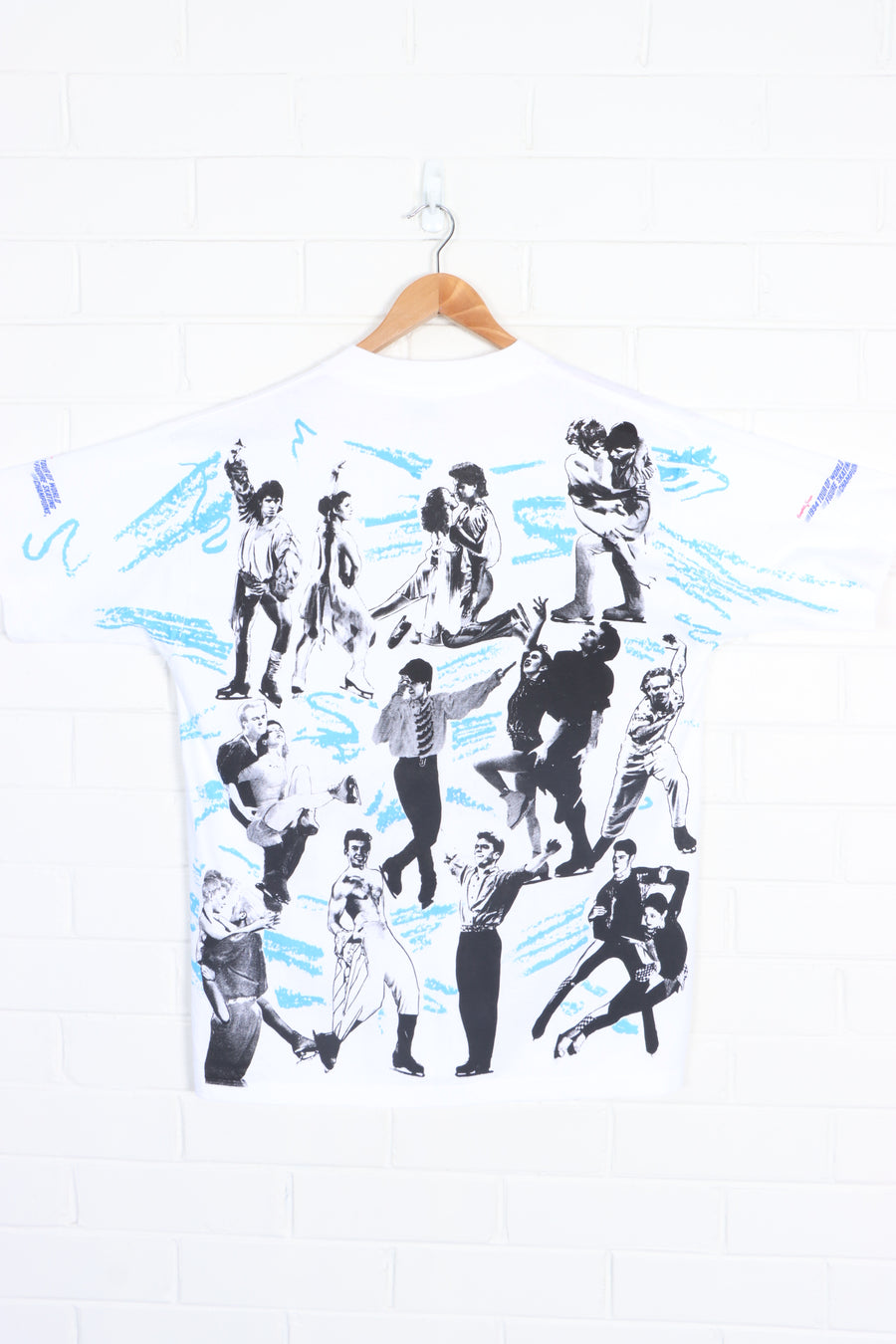 Tour of World 1994 Figure Skating Champions AOP T-Shirt USA Made (XL)