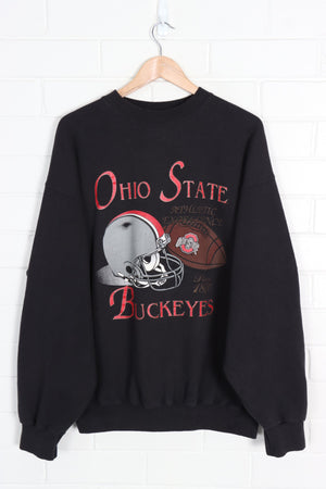 Ohio State Buckeyes College Football Helmet Sweatshirt (XL) - Vintage Sole Melbourne