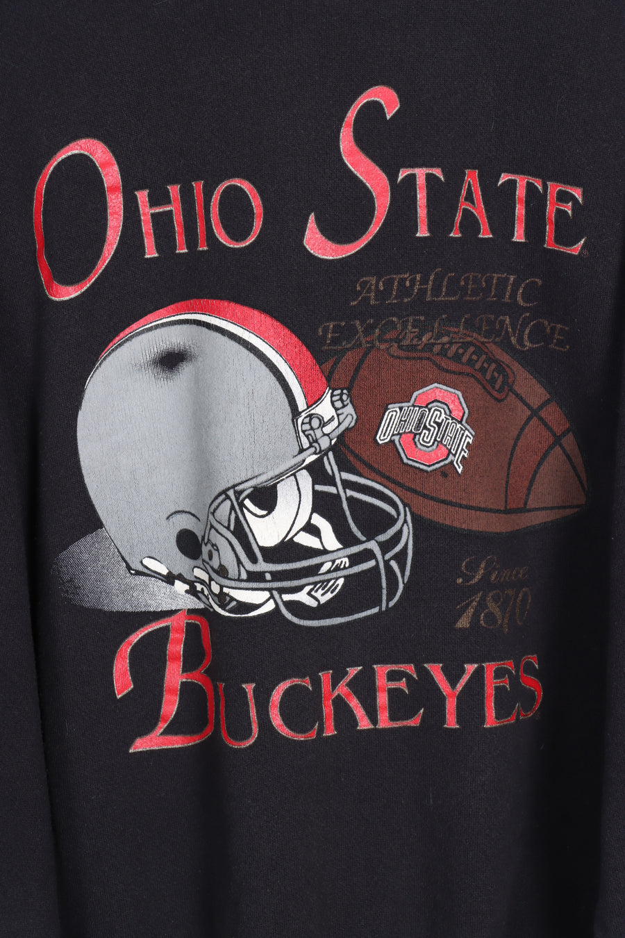 Ohio State Buckeyes College Football Helmet Sweatshirt (XL) - Vintage Sole Melbourne