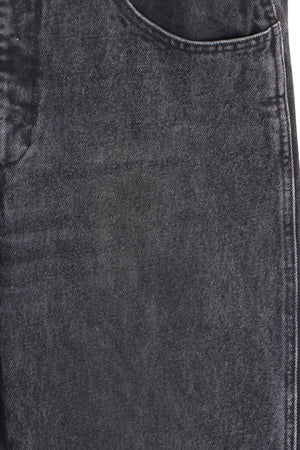 GUESS Black Denim Long Overalls USA Made (M)