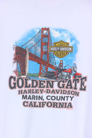 HARLEY DAVIDSON Golden Gate California Sleeve Detail (Women's L)