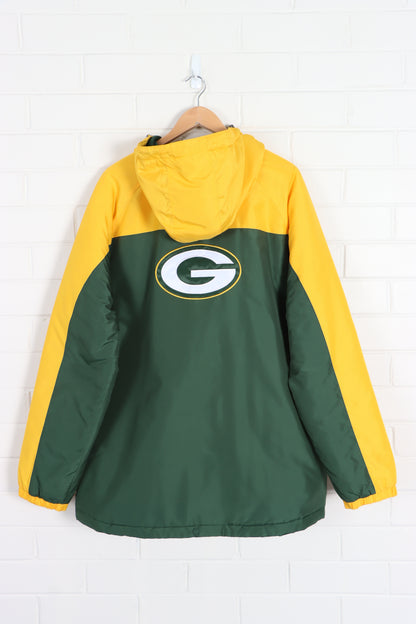 Green Bay Packers NFL Lightly Padded Jacked with Hood (XL) - Vintage Sole Melbourne