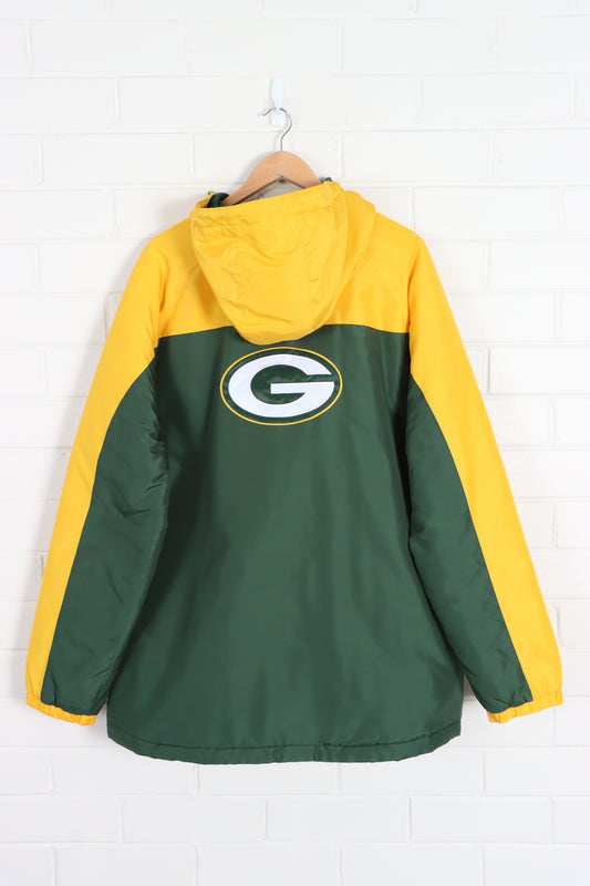 Green Bay Packers NFL Lightly Padded Jacked with Hood (XL) - Vintage Sole Melbourne