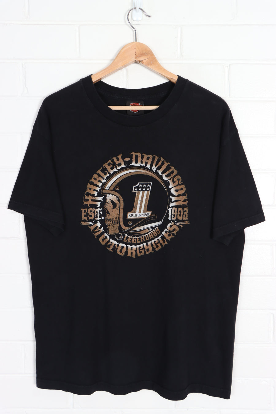 HARLEY DAVIDSON Legendary Alcatraz #1 Front Back T-Shirt (M)