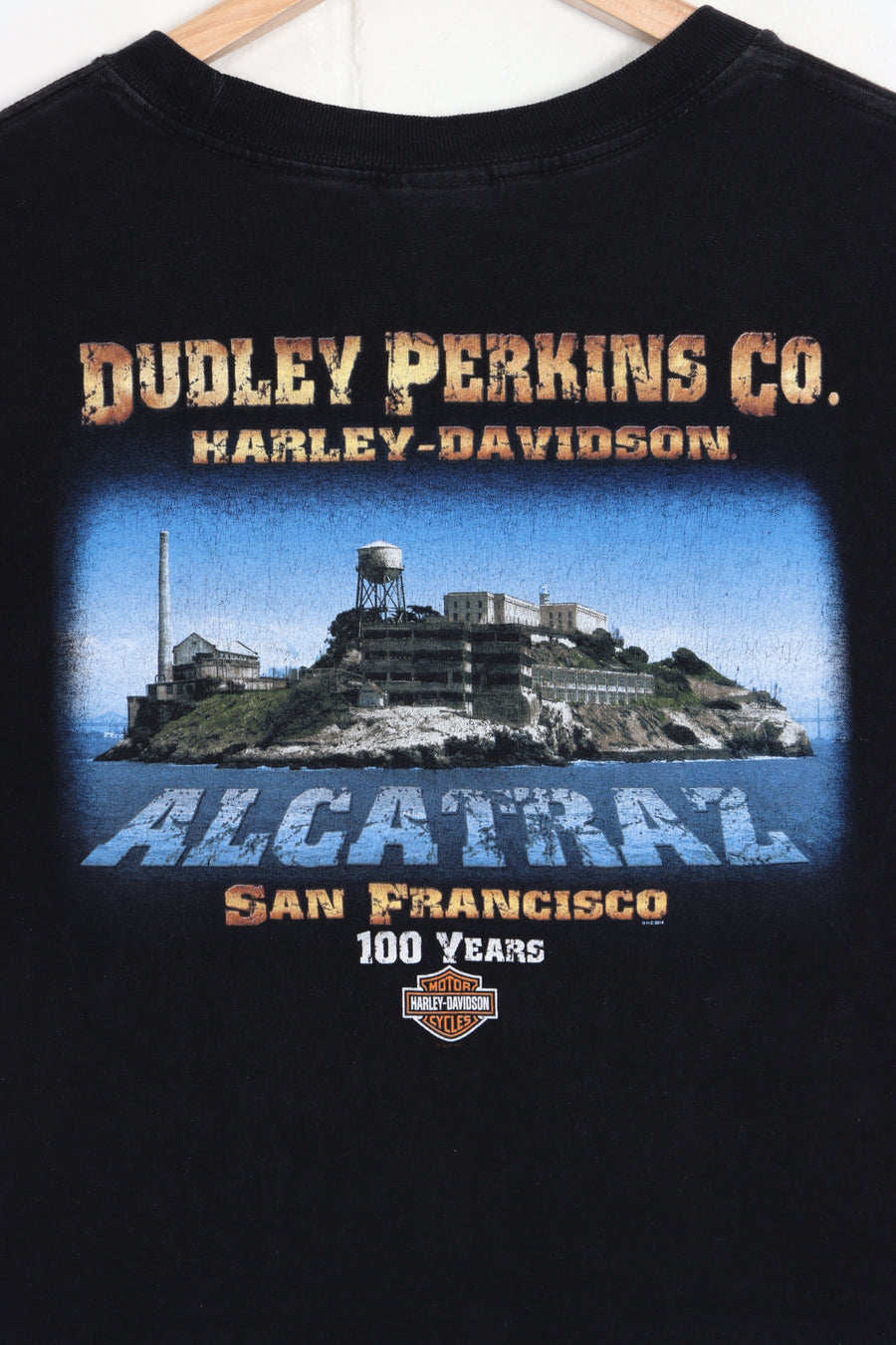 HARLEY DAVIDSON Legendary Alcatraz #1 Front Back T-Shirt (M)