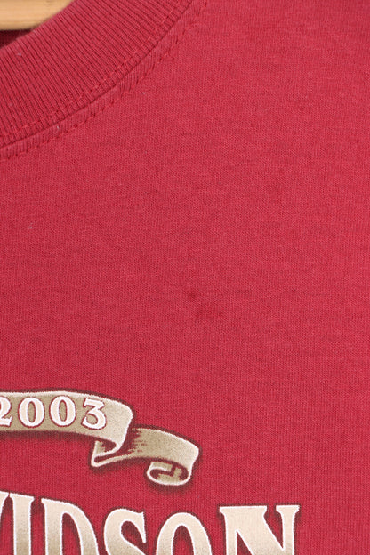 HARLEY DAVIDSON Ramsay's 100 Years T-Shirt Canada Made (M-L) - Vintage Sole Melbourne