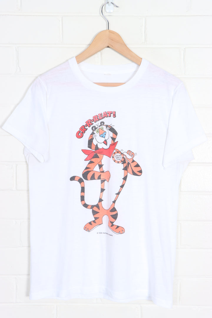 Vintage 1978 Kellogg's Tony the Tiger Single Stitch T-Shirt (S-M) - Vintage Sole Melbourne