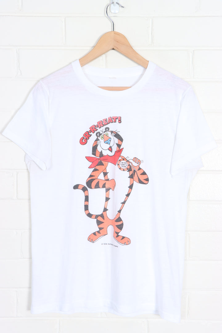 Vintage 1978 Kellogg's Tony the Tiger Single Stitch T-Shirt (S-M)