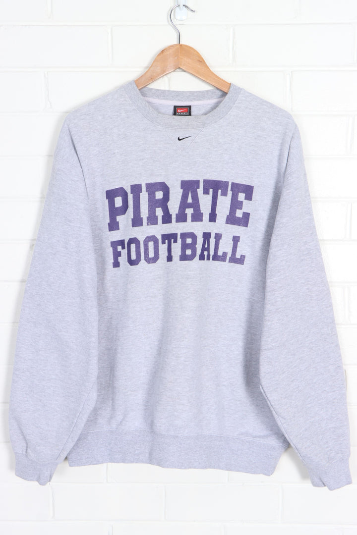 East Carolina Pirate Football #83 NIKE Centre Swoosh Front Back Sweatshirt (XL) - Vintage Sole Melbourne
