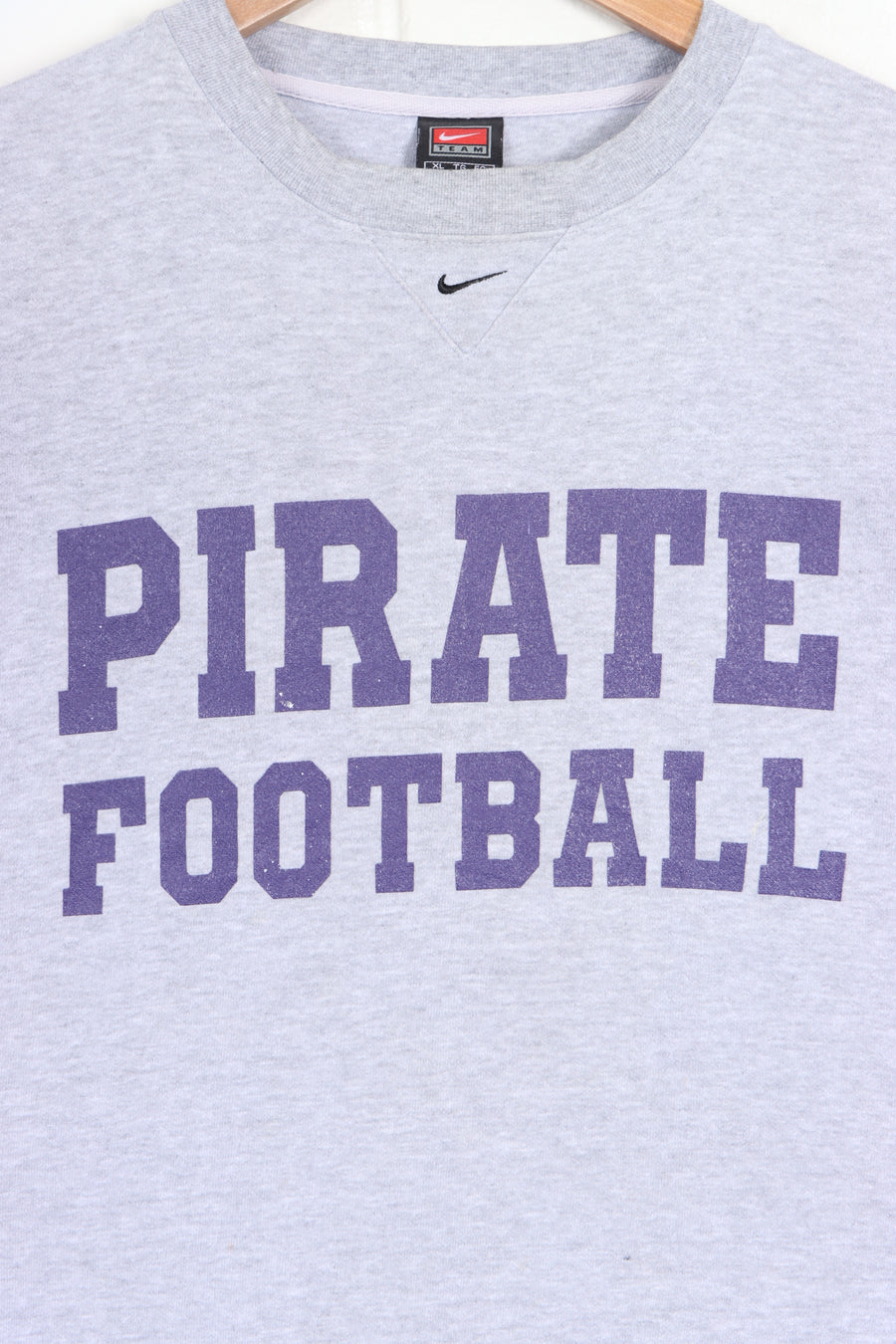 East Carolina Pirate Football #83 NIKE Centre Swoosh Front Back Sweatshirt (XL)