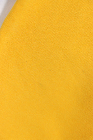 NIKE Marigold & Navy Embroidered Swoosh Logo Sweatshirt (XL)