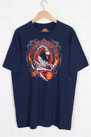 HARLEY DAVIDSON Madrid "Back Off" Scorpion Front Back T-Shirt (XL)