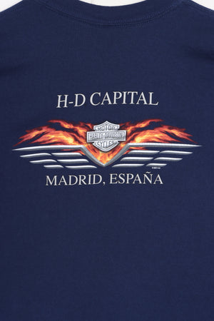 HARLEY DAVIDSON Madrid "Back Off" Scorpion Front Back T-Shirt (XL)