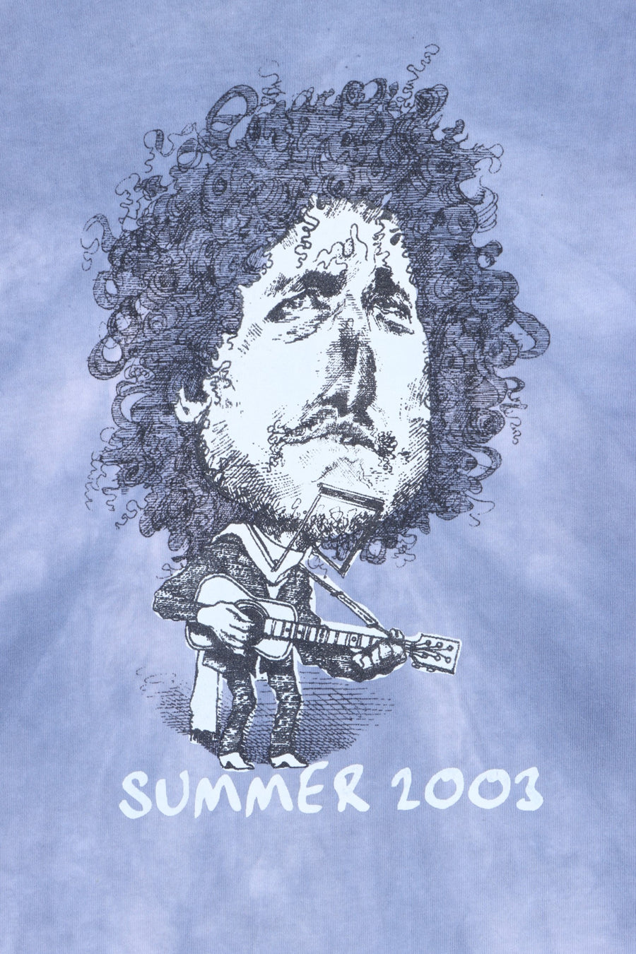 Bob Dylan Tom Petty 2003 Front Back Tie Dye Shirt (L)